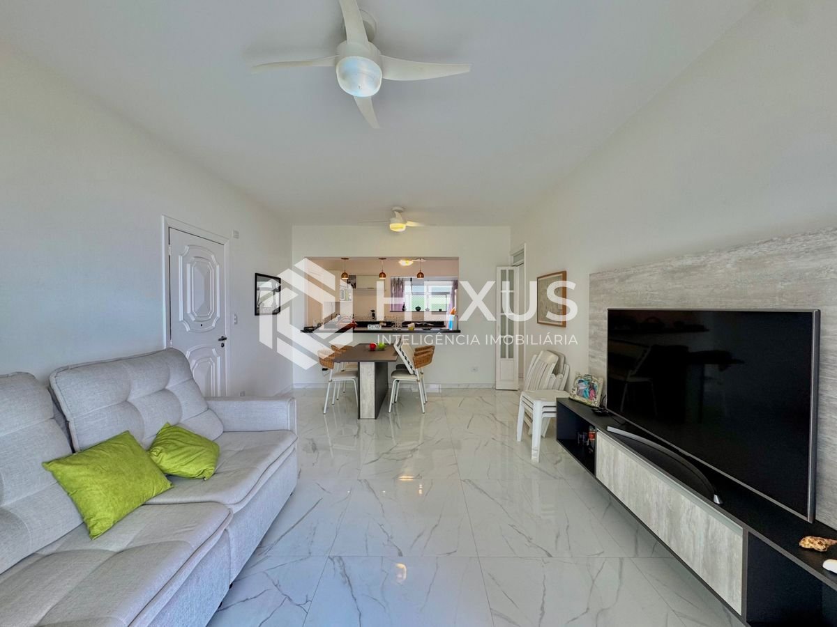 Foto 5 de Apartamento com varanda vista mar e lazer na beira mar no Jardim Astúrias, Guarujá