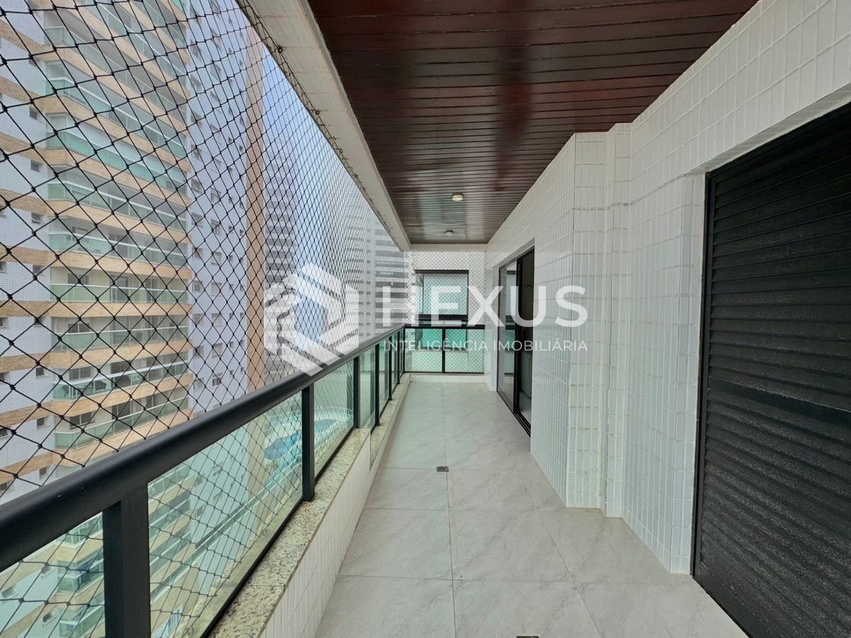 Foto 4 de Apartamento com varanda vista mar e lazer na beira mar no Jardim Astúrias, Guarujá