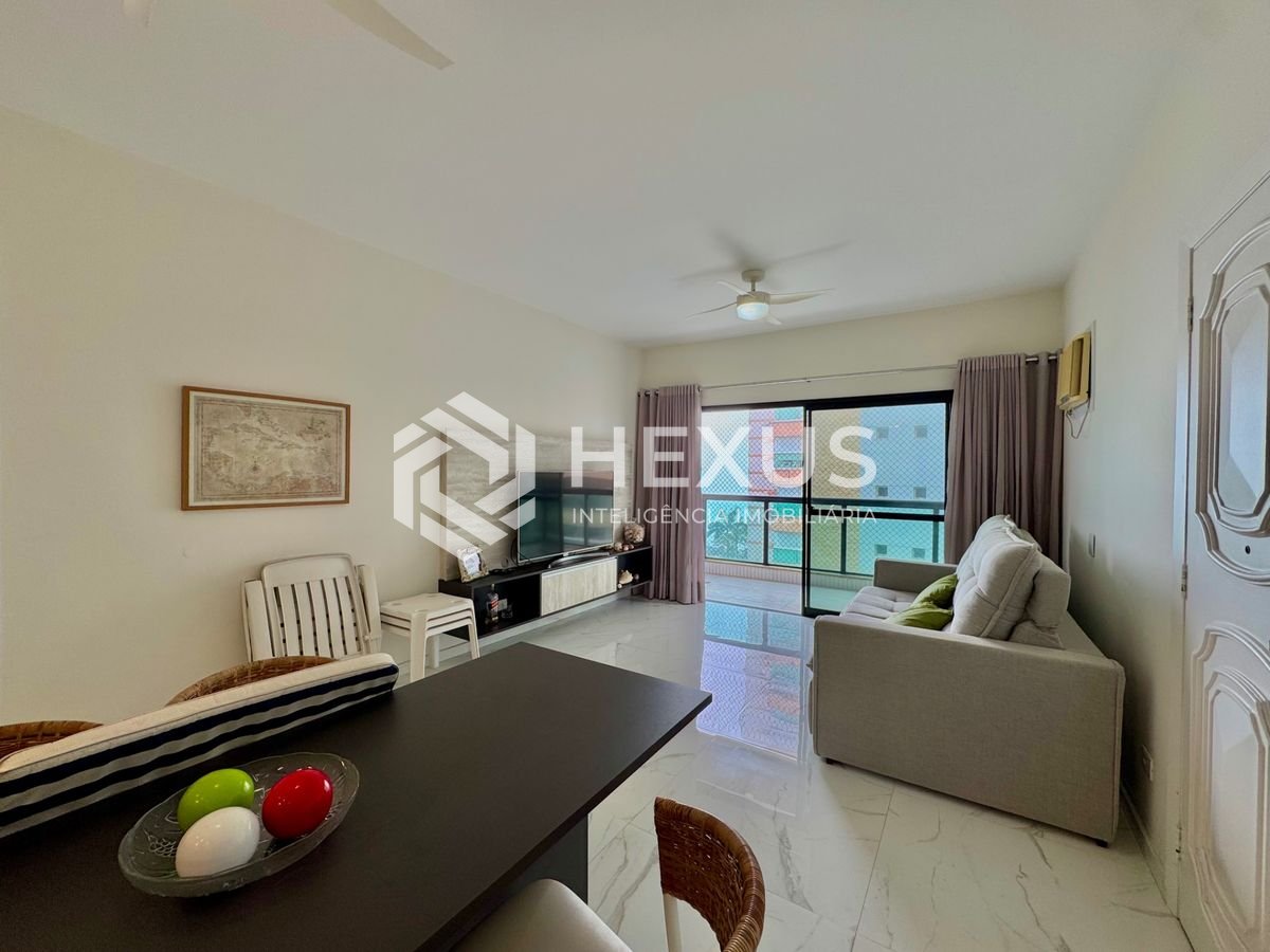 Foto 3 de Apartamento com varanda vista mar e lazer na beira mar no Jardim Astúrias, Guarujá