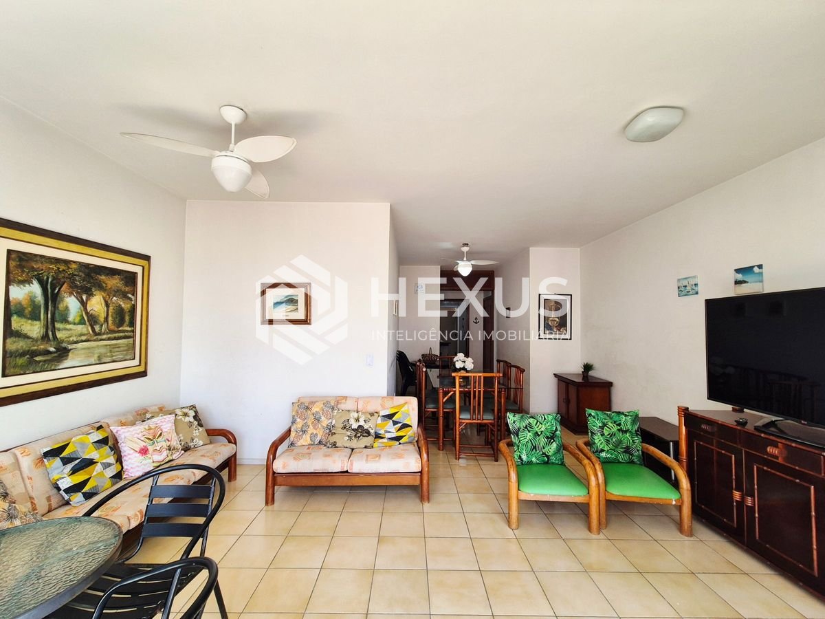 Foto 4 de Apartamento com varanda vista mar e lazer a 2 quadras da praia nas Pitangueiras, Guarujá