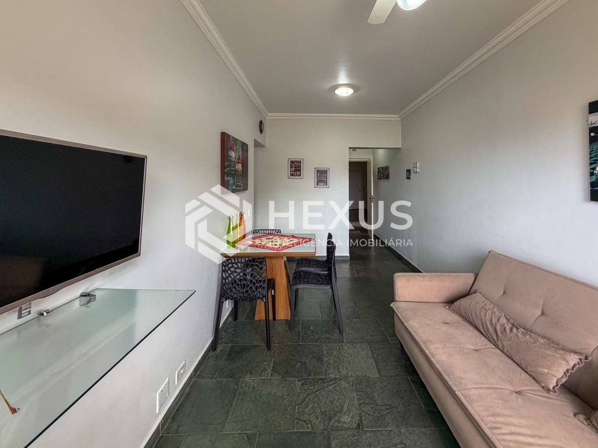 Foto 5 de Apartamento com varanda vista mar e lazer a 400m da praia na Enseada, Guarujá