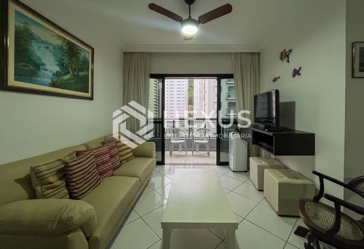 Foto 2 de Apartamento com varanda e lazer nas Pitangueiras, Guarujá