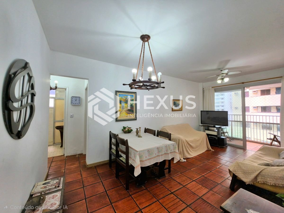Foto 5 de Apartamento com varanda vista mar a 100m da praia nas Pitangueiras, Guarujá