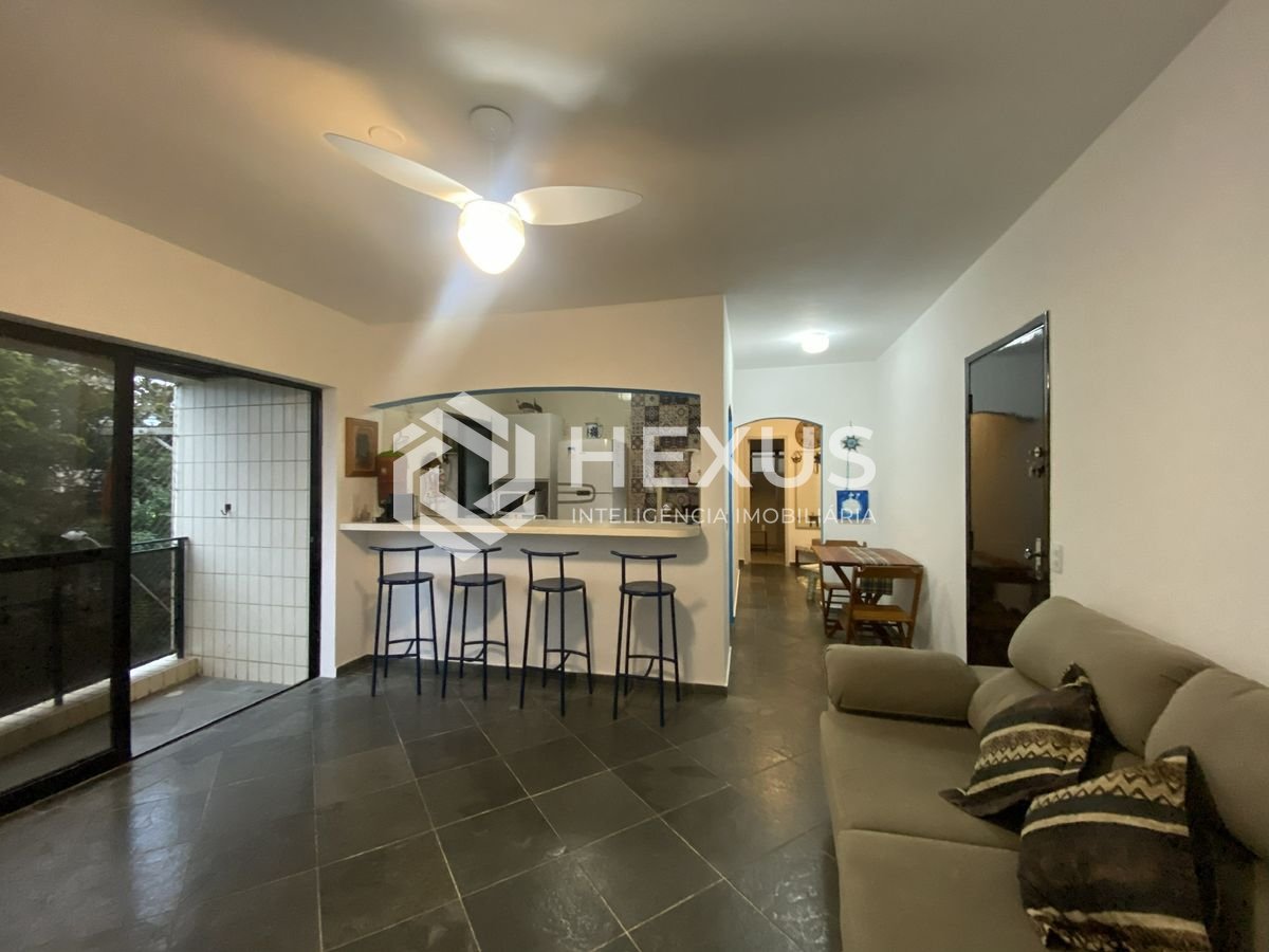 Foto 4 de Apartamento com varanda a 2 quadras da praia no Tombo, Guarujá