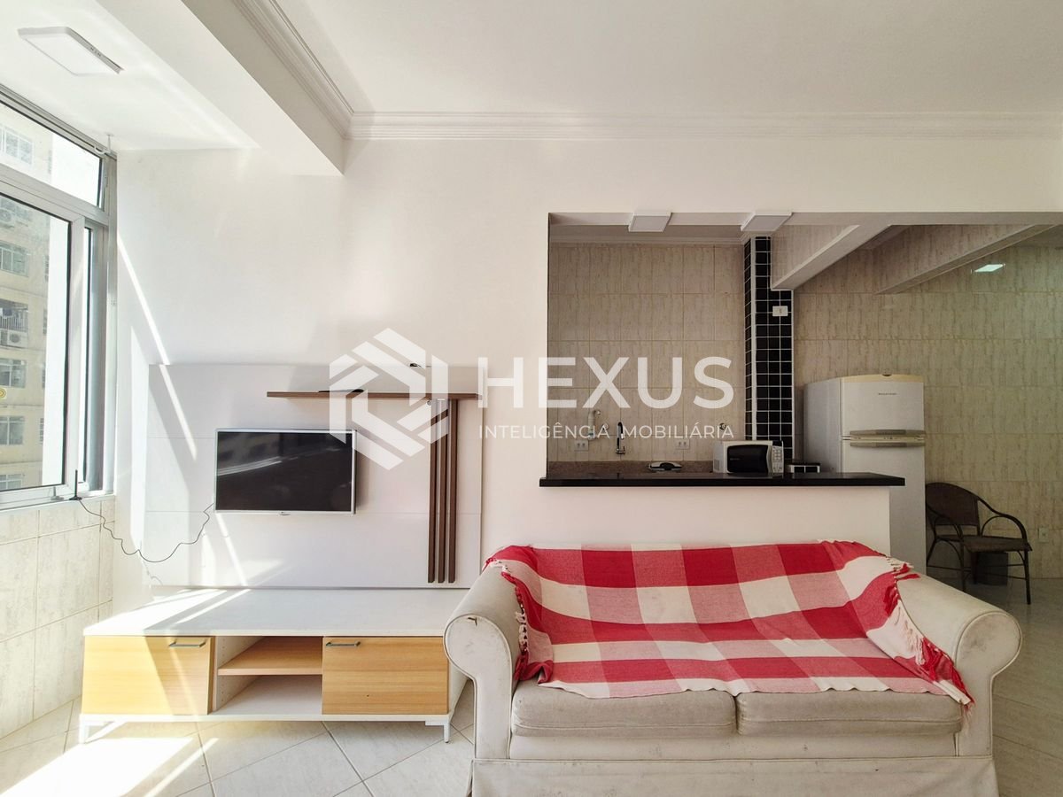Foto 4 de Apartamento beira mar com vista mar nas Pitangueiras, Guarujá