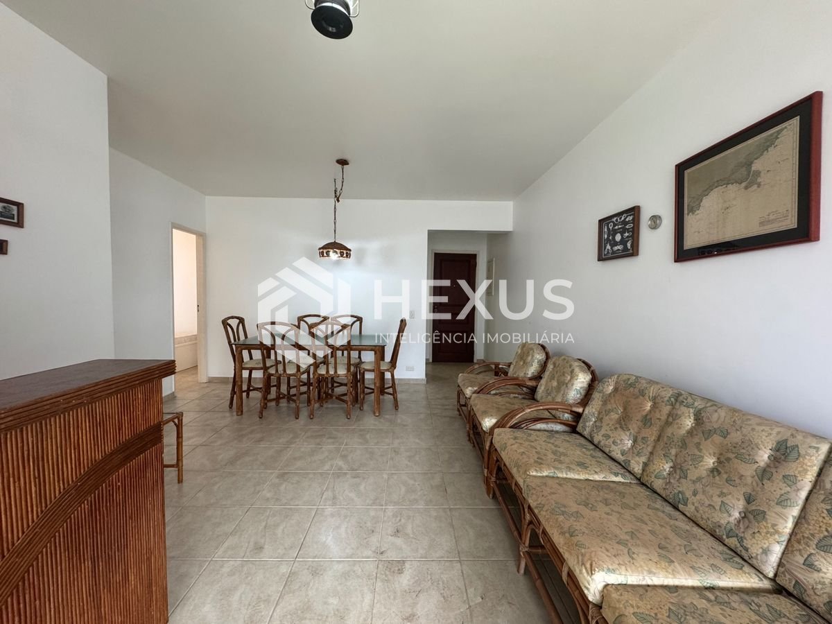 Foto 4 de Apartamento com varanda e lazer a 250m da praia nas Tortugas na Enseada, Guarujá