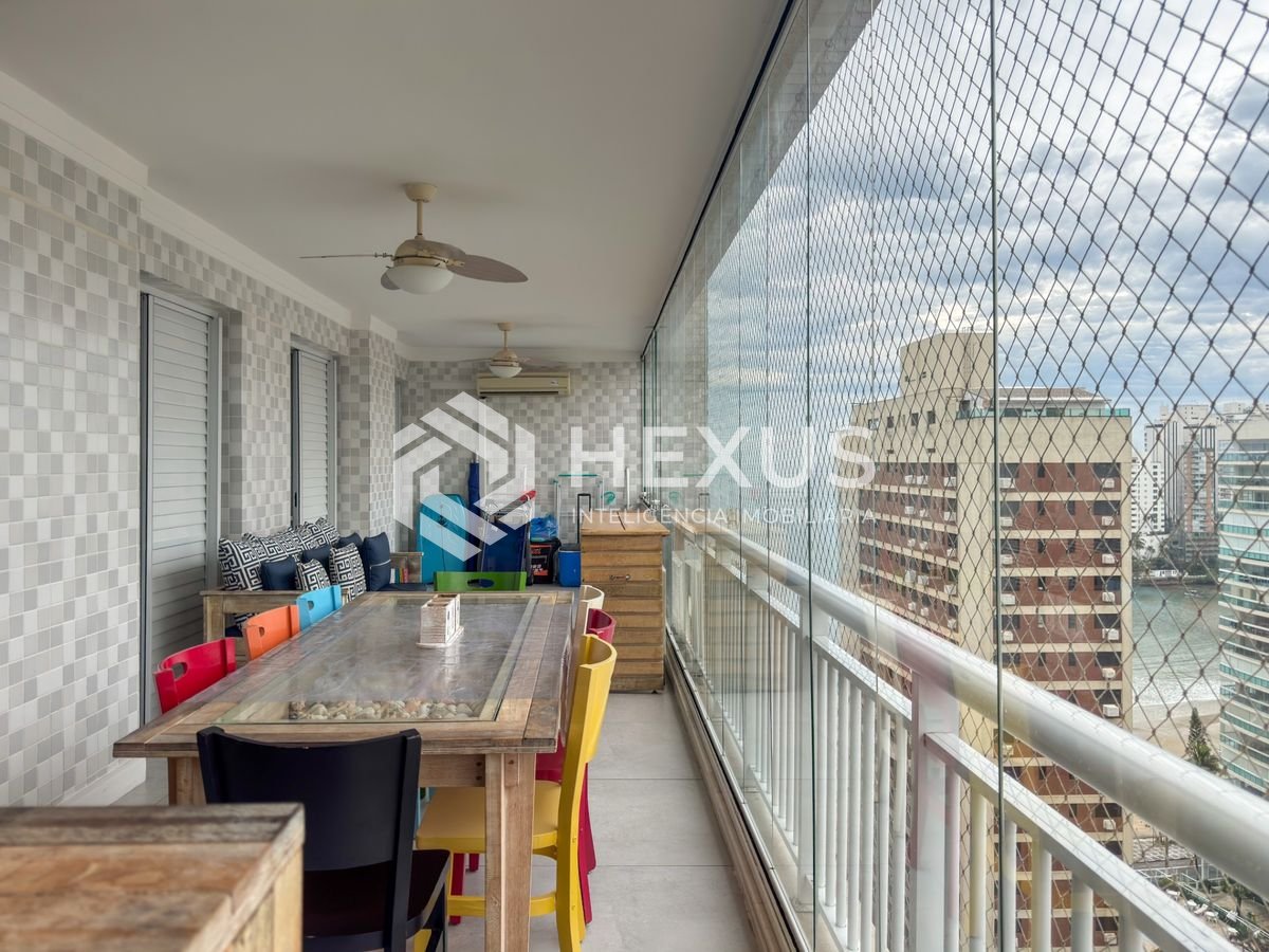 Foto 4 de Apartamento com varanda gourmet e lazer a 1 quadra da praia na região do Vila Luís Antônio no Jardim Astúrias, Guarujá