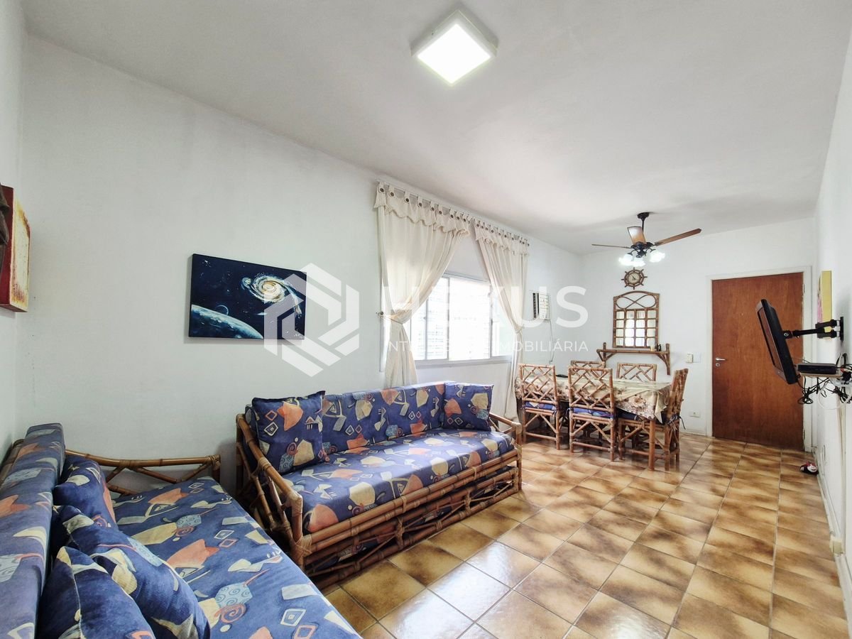 Foto 4 de Apartamento frente mar com varanda vista mar e lazer no Jardim Astúrias, Guarujá