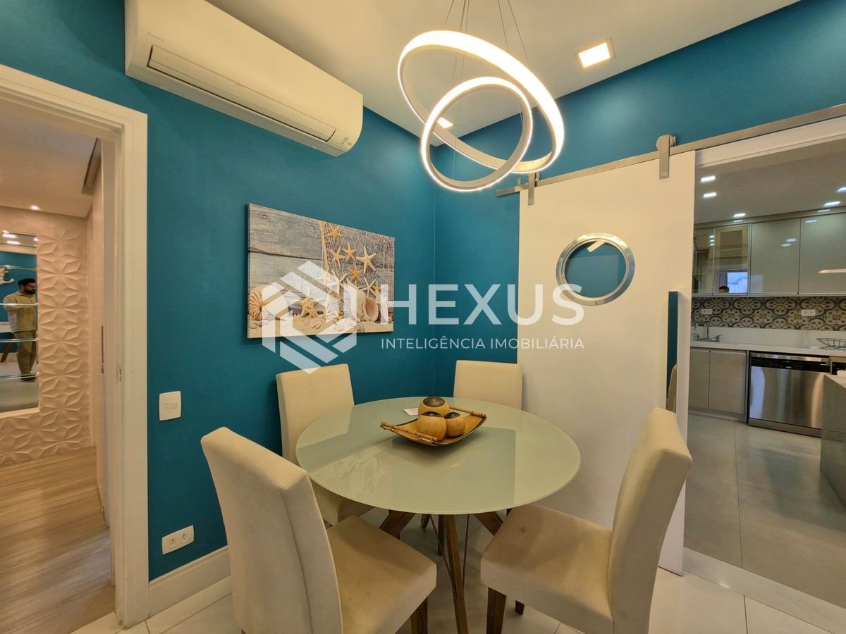 Foto 5 de Apartamento frente mar com varanda vista mar e lazer no Jardim Astúrias, Guarujá