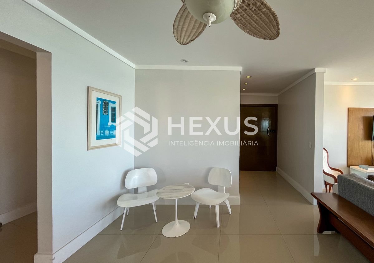 Foto 4 de Apartamento frente mar com varanda vista mar e lazer nas Pitangueiras, Guarujá