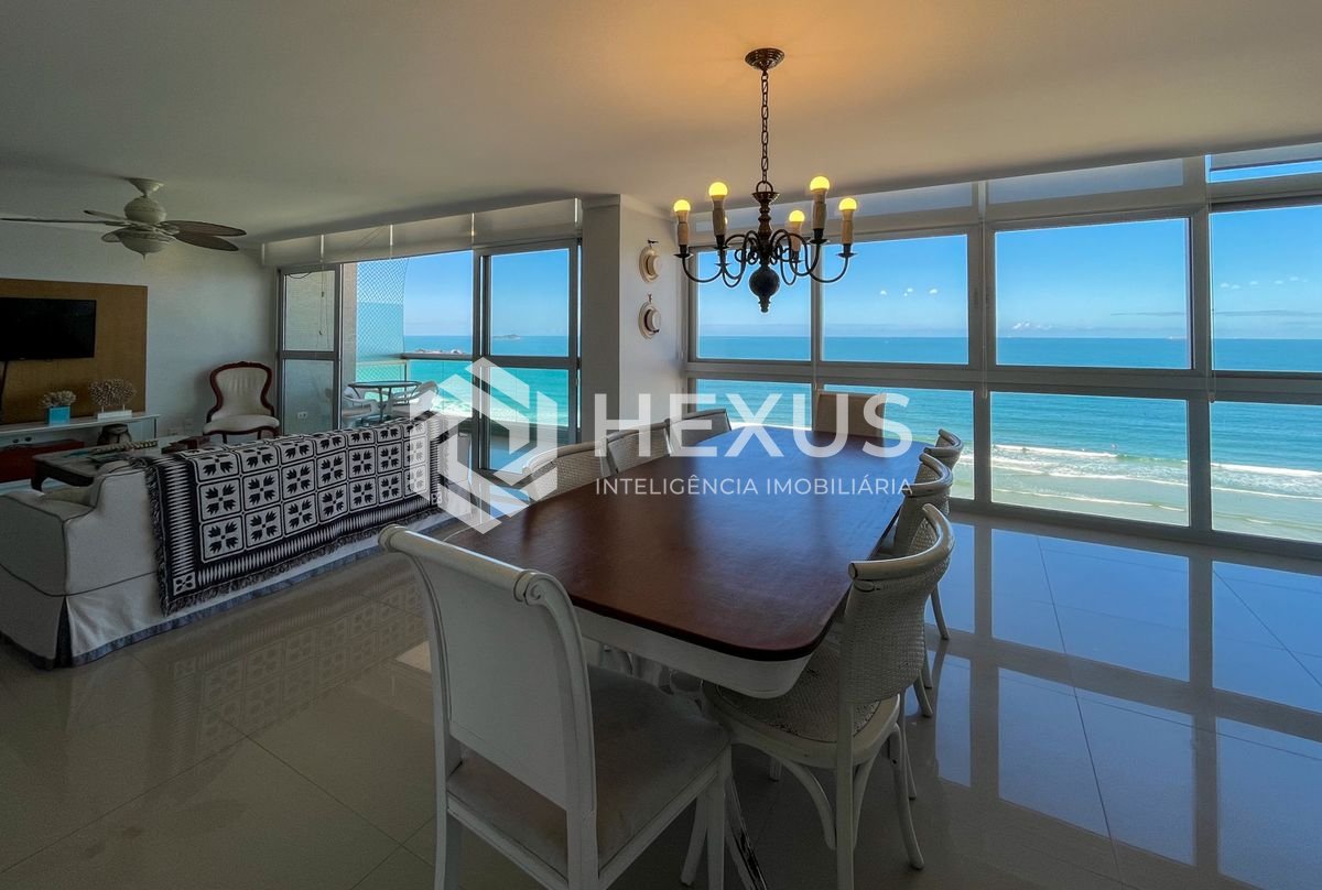 Foto 5 de Apartamento frente mar com varanda vista mar e lazer nas Pitangueiras, Guarujá