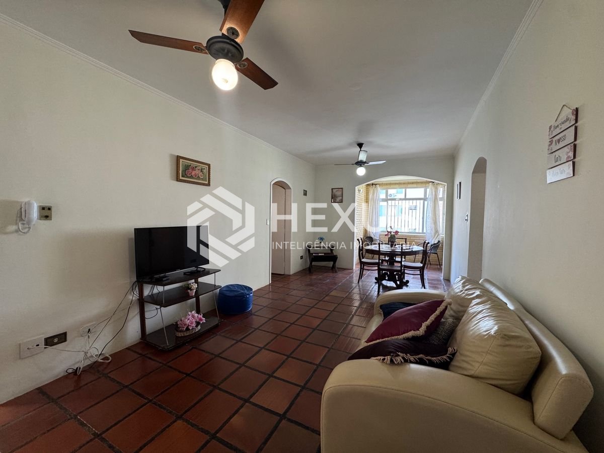 Apartamento com vista mar e lazer a 1 quadra da praia nas Pitangueiras, Guarujá