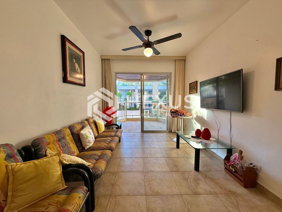 Foto 3 de Apartamento com varanda e lazer a 200m da praia na região do Acqua Mundo na Enseada, Guarujá