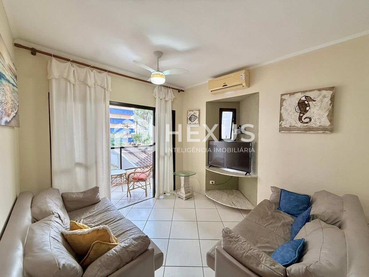 Foto 2 de Apartamento com varanda e lazer a 300m da praia na região do Tortugas na Enseada, Guarujá