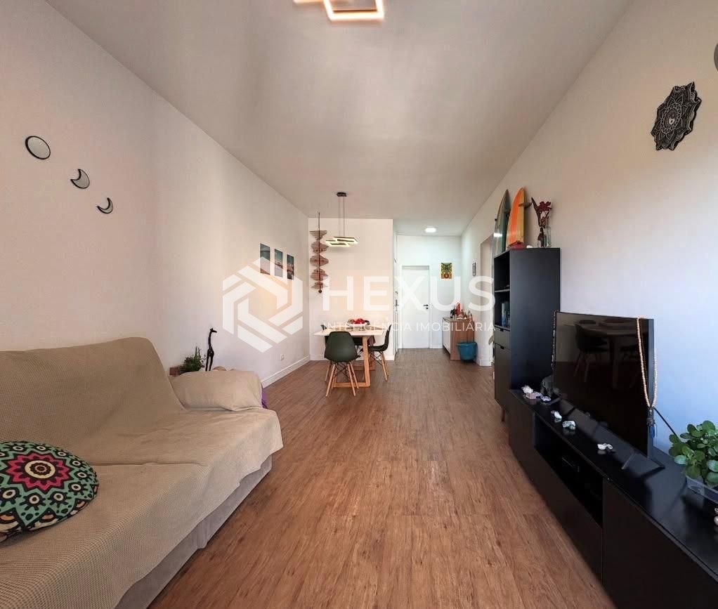 Foto 4 de Apartamento com varanda vista mar e lazer na região da Barra Funda nas Pitangueiras, Guarujá
