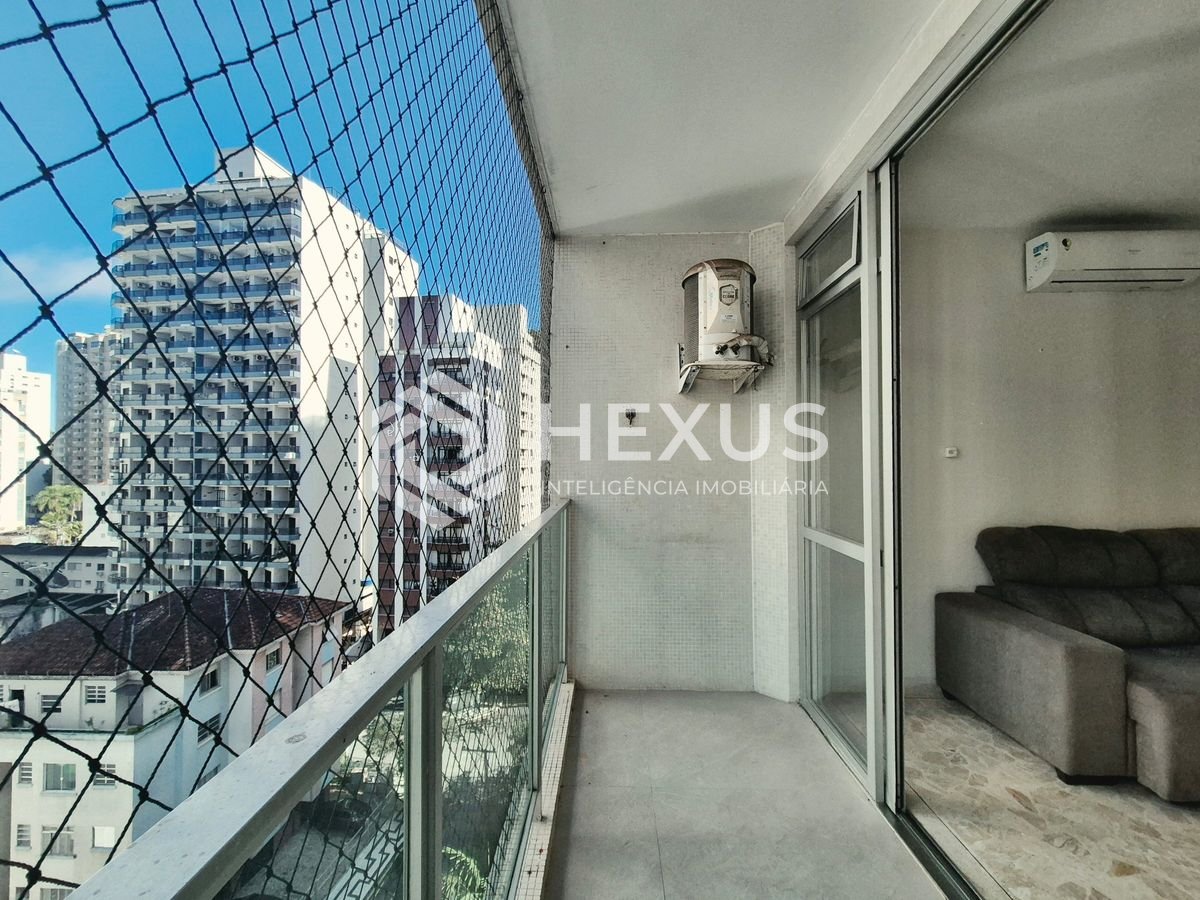 Foto 5 de Apartamento com varanda e lazer nas Pitangueiras, Guarujá