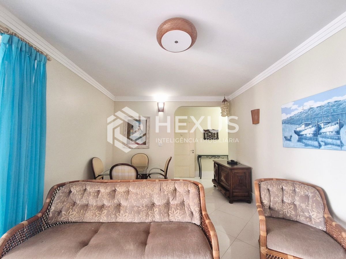 Foto 4 de Apartamento frente mar com varanda vista mar e lazer nas Pitangueiras, Guarujá