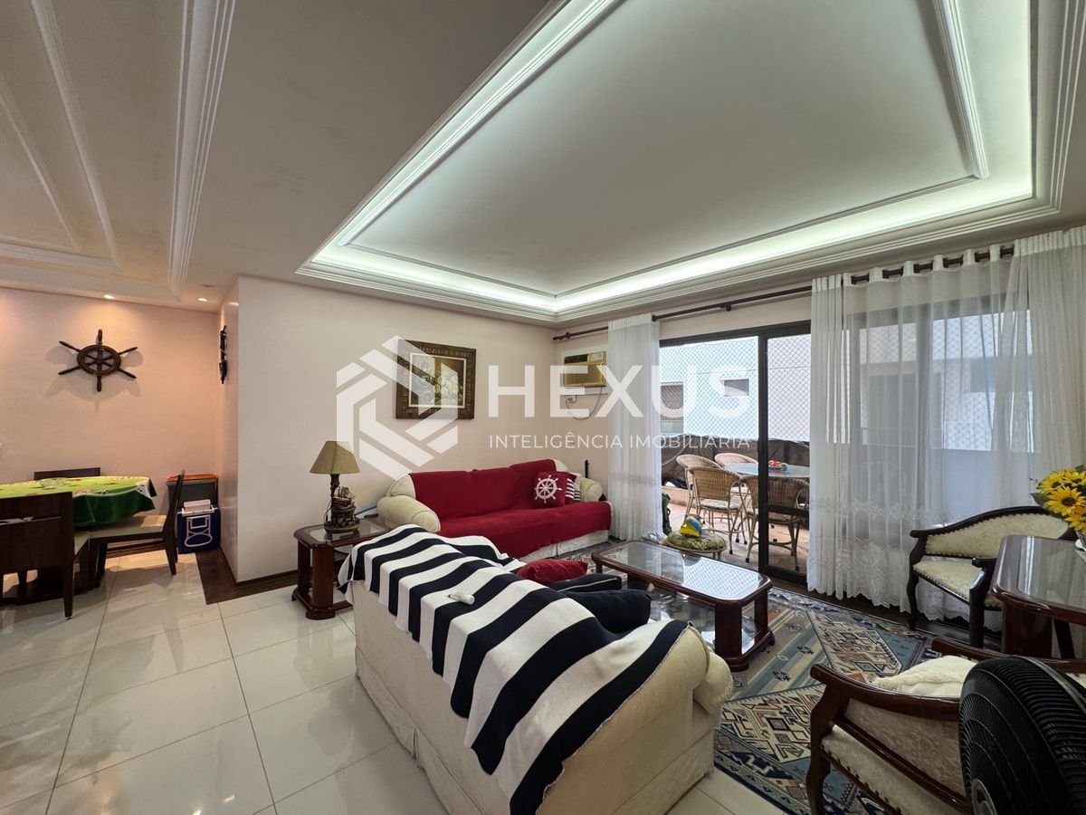 Foto 2 de Apartamento com varanda e lazer a 250m da praia na região do Tortugas na Enseada, Guarujá