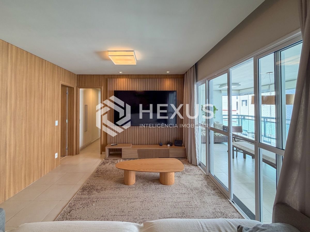 Foto 4 de Apartamento reformado com varanda gourmet vista mar no Jardim Astúrias, Guarujá