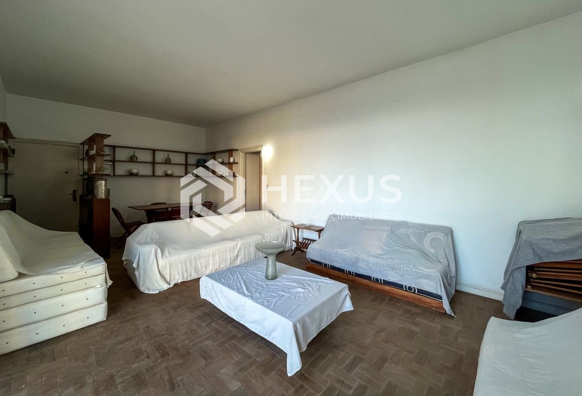 Foto 5 de Apartamento frente mar com varanda vista mar nas Pitangueiras, Guarujá