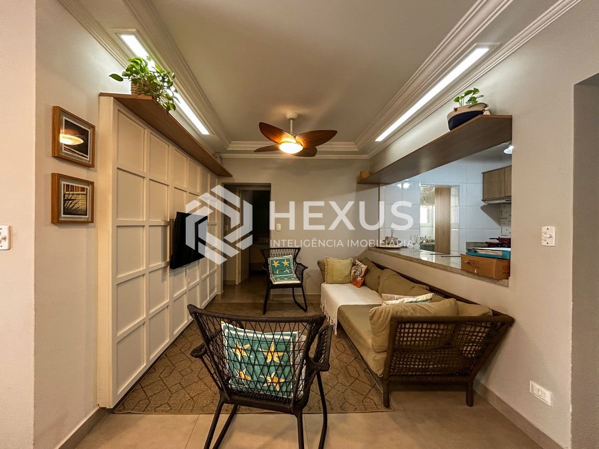 Foto 4 de Apartamento com varanda gourmet vista mar e lazer no Jardim Astúrias, Guarujá