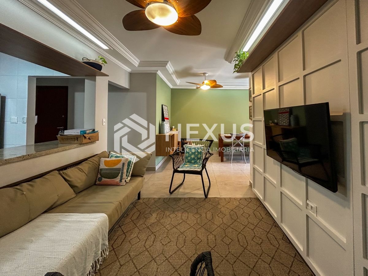 Foto 3 de Apartamento com varanda gourmet vista mar e lazer no Jardim Astúrias, Guarujá