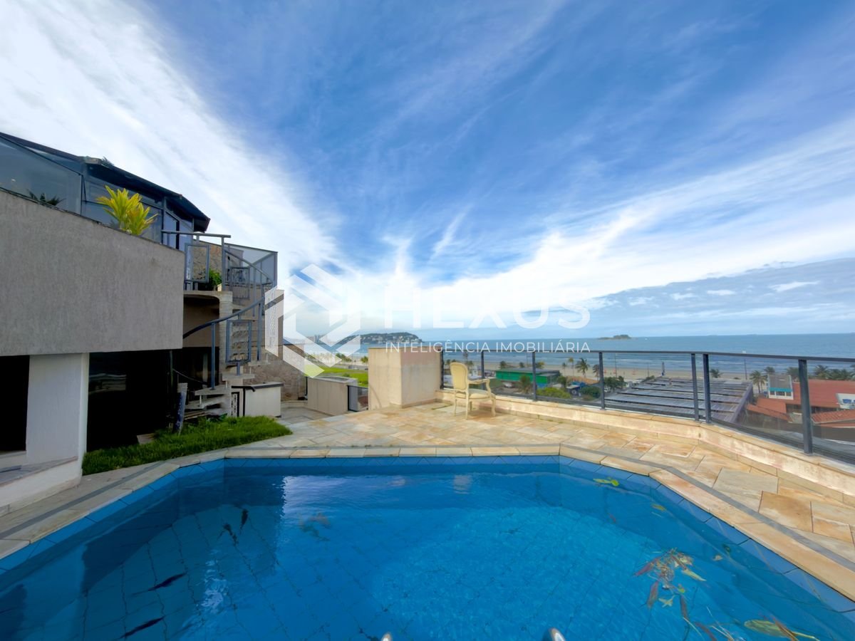 Foto 4 de Cobertura Triplex com varanda gourmet vista mar e lazer na Enseada, Guarujá