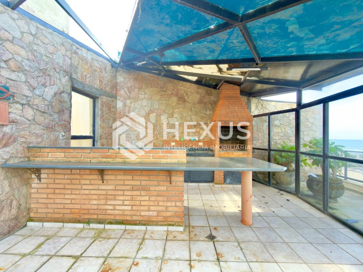 Foto 5 de Cobertura Triplex com varanda gourmet vista mar e lazer na Enseada, Guarujá