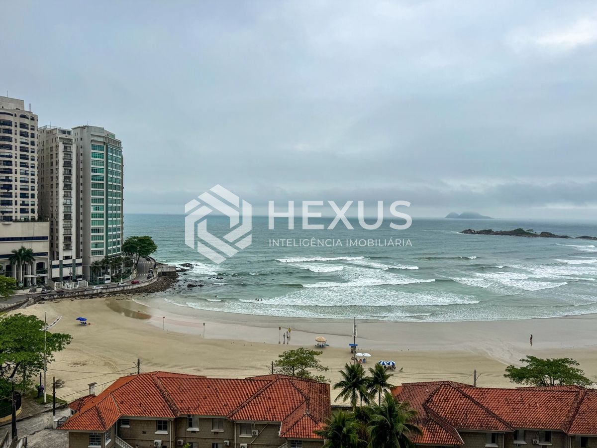 Foto 5 de Apartamento  frente mar e lazer com vista mar na Praia das Pitangueiras à venda, Guarujá-SP.