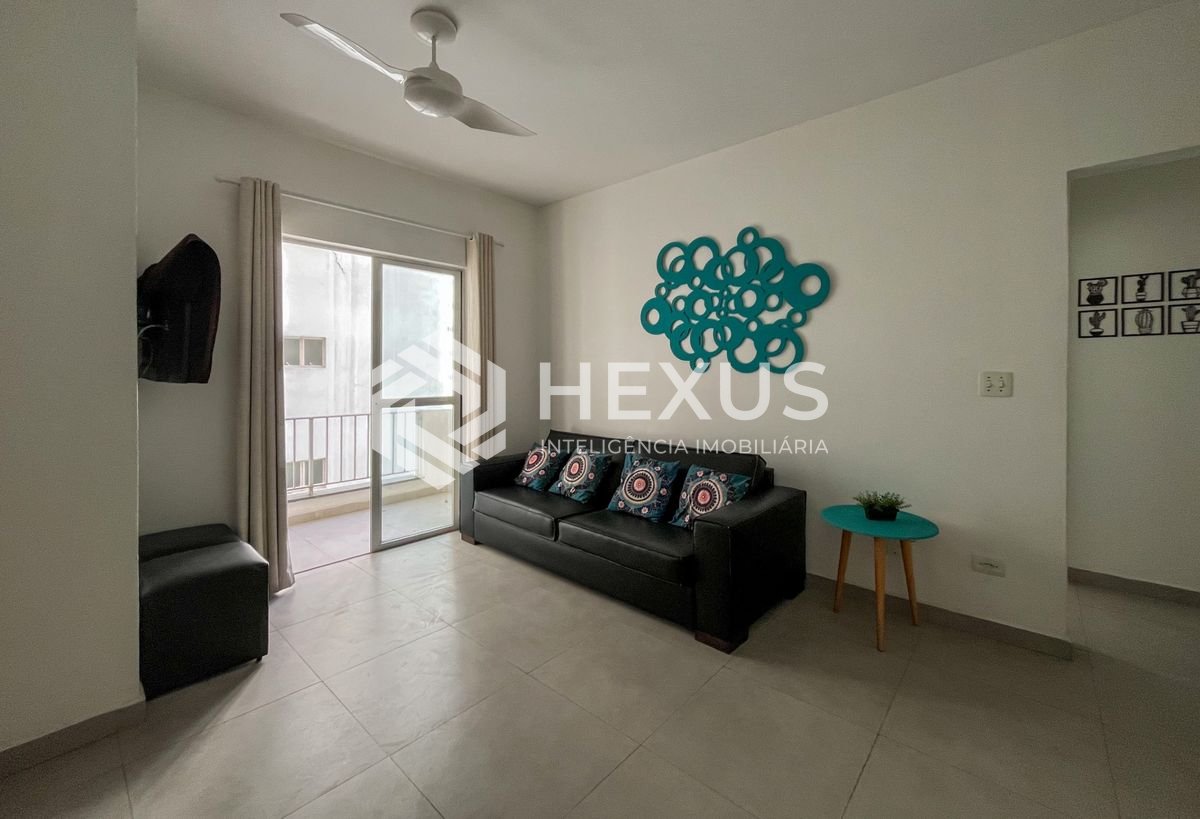 Foto 5 de Apartamento com varanda vista mar e lazer a 1 quadra da praia na região da Barra Funda nas Pitangueiras, Guarujá