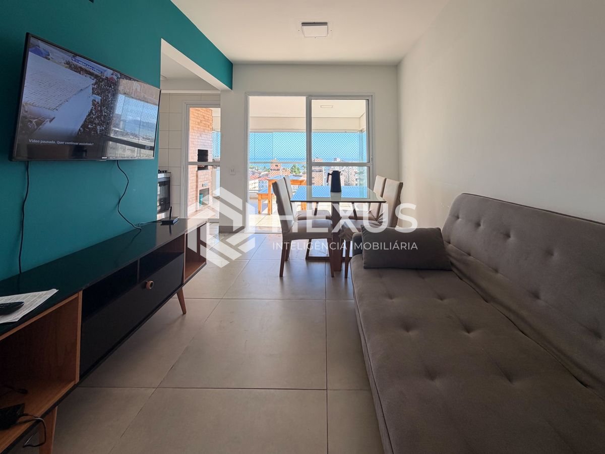 Foto 4 de Apartamento reformado com varanda gourmet vista mar e lazer na Enseada, Guarujá