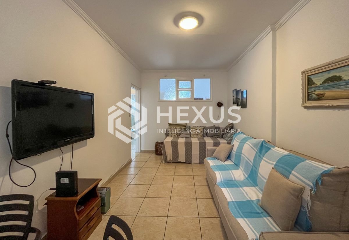 Foto 4 de Apartamento com varanda e lazer a 1 quadra da praia na região da Barra Funda nas Pitangueiras, Guarujá
