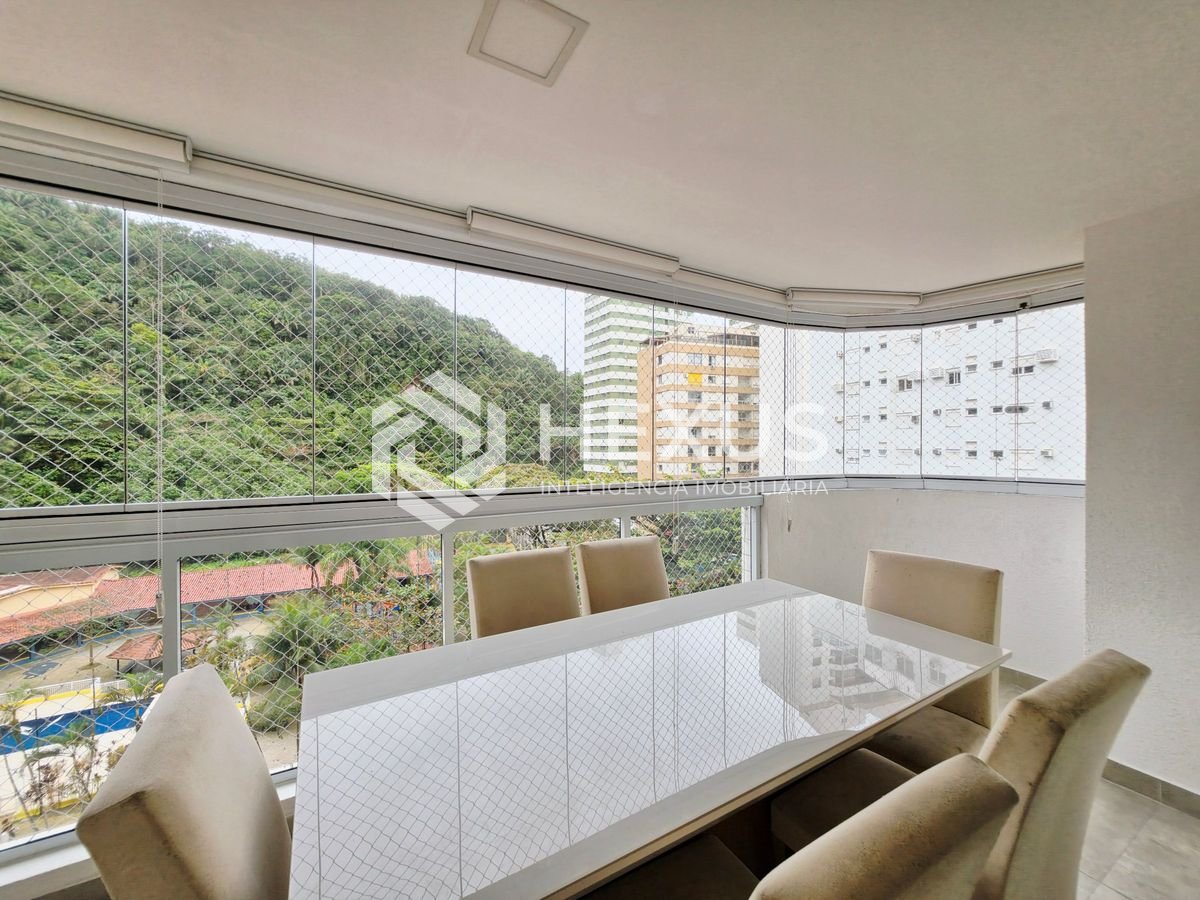 Foto 5 de Apartamento com varanda gourmet vista mar e lazer a 1 quadra da praia no Jardim Astúrias, Guarujá