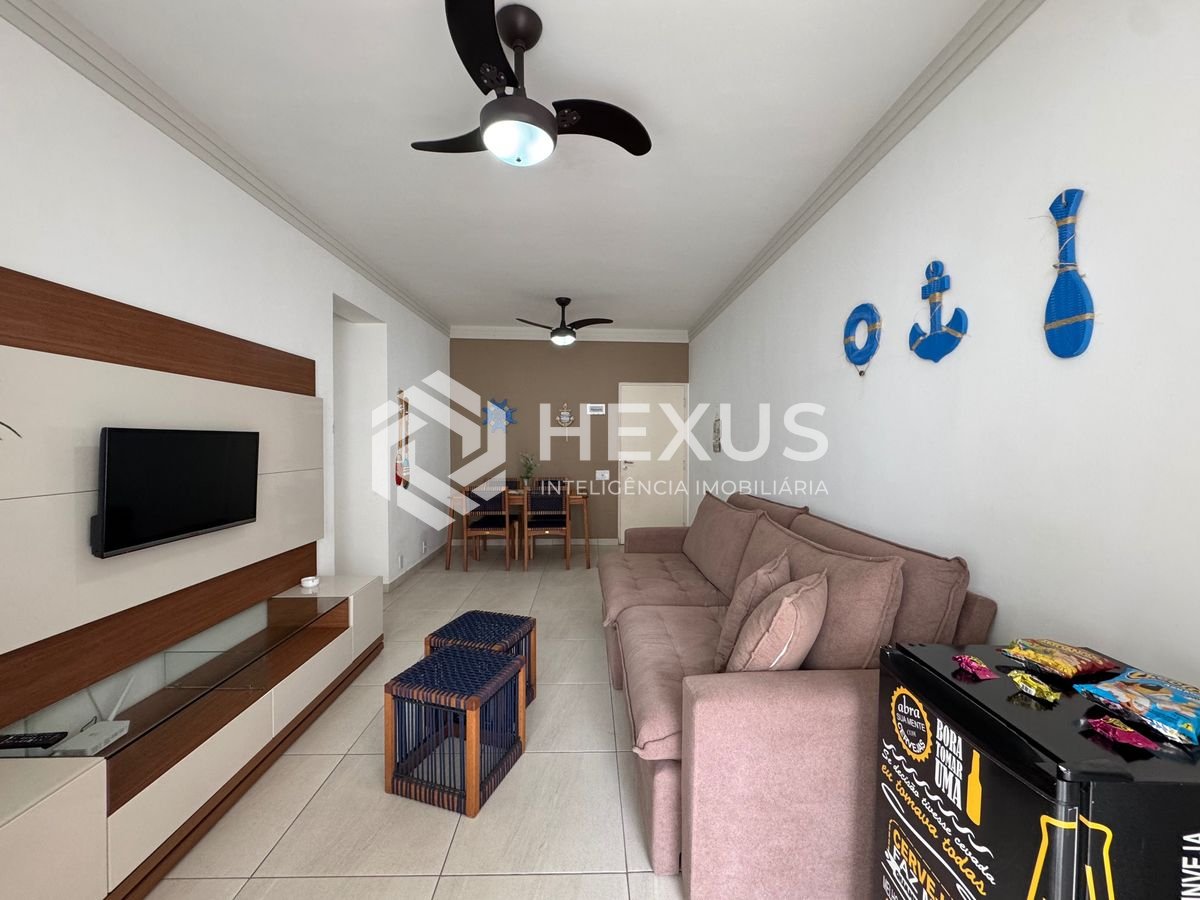 Foto 3 de Apartamento reformado com varanda e lazer a 1 quadra da praia na região da Barra Funda nas Pitangueiras, Guarujá