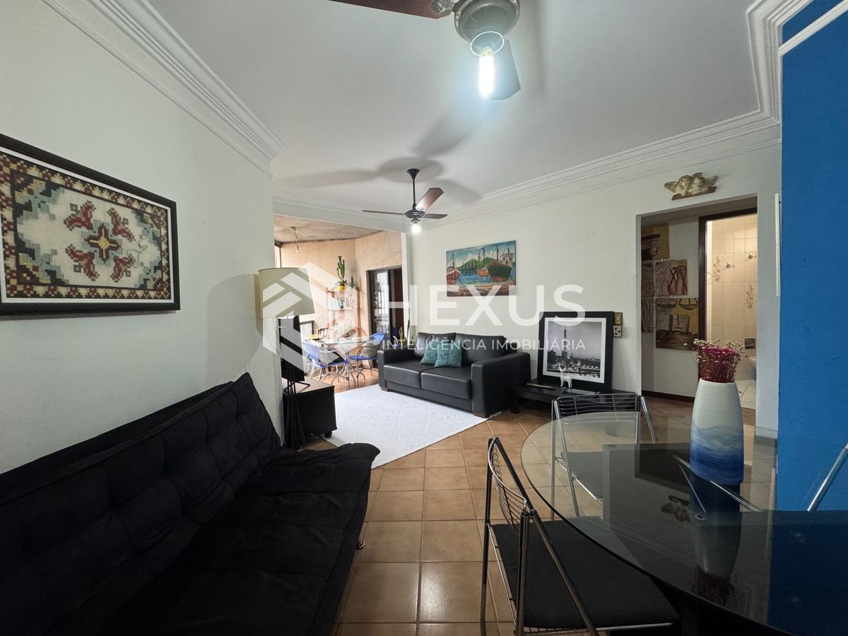 Foto 3 de Apartamento com varanda vista mar na beira mar da praia na Enseada, Guarujá