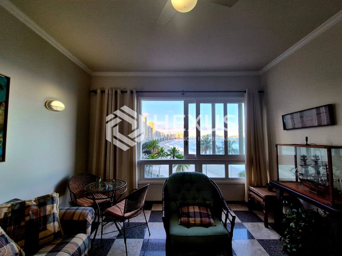 Foto 2 de Apartamento frente mar com vista mar e lazer nas Pitangueiras, Guarujá