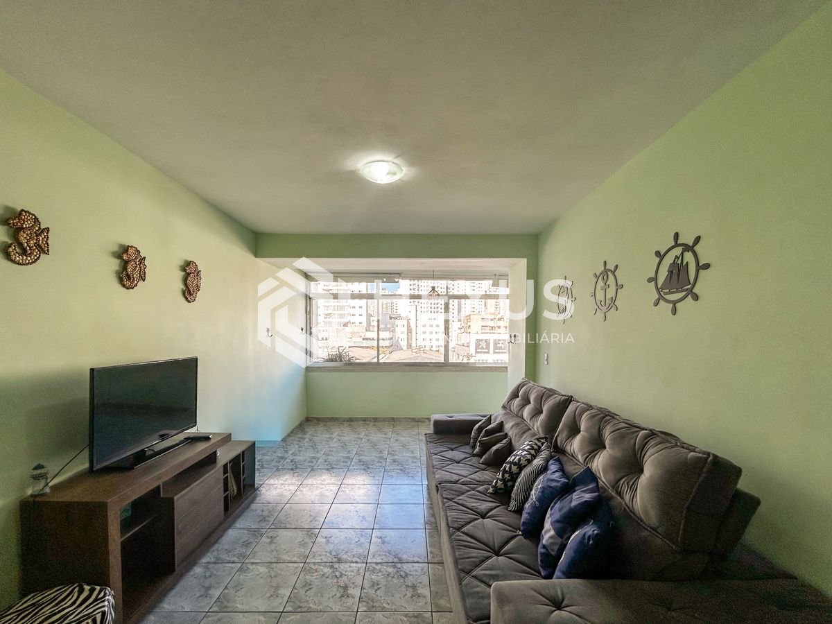 Foto 3 de Apartamento com varanda e lazer a 500m da praia na região do Jardim Las Palmas no Jardim Astúrias, Guarujá