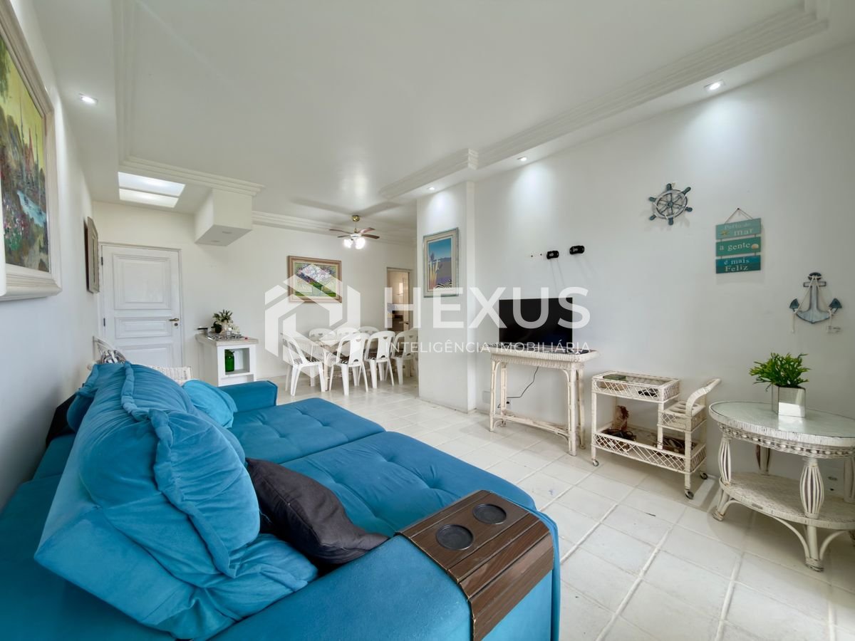 Foto 5 de Apartamento frente mar com varanda vista mar e lazer nas Pitangueiras, Guarujá