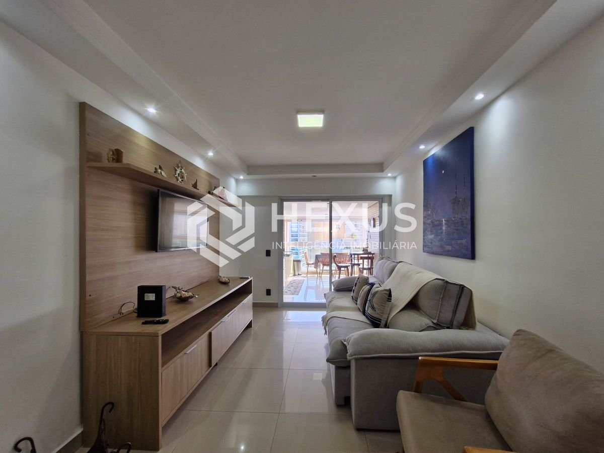 Foto 5 de Apartamento reformado frente mar com varanda gourmet vista mar e lazer no Jardim Astúrias, Guarujá