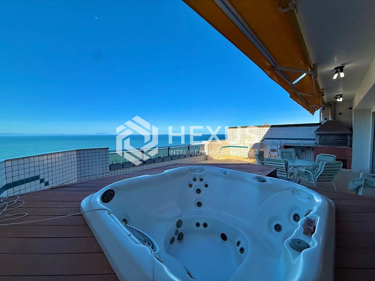 Foto 4 de Cobertura Duplex com varanda vista mar e lazer na beira mar no  Morro Sorocotuba na Enseada, Guarujá