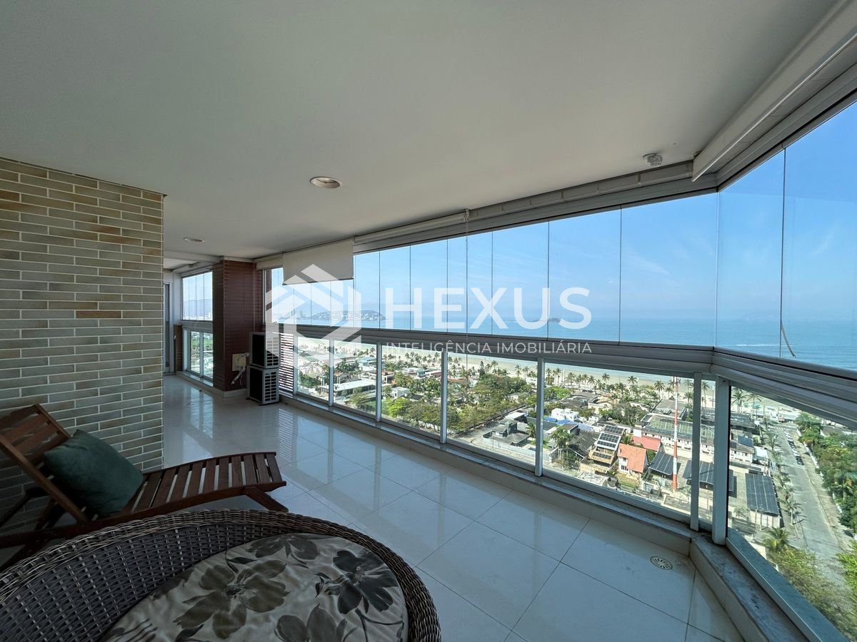 Foto 4 de Apartamento com varanda gourmet vista mar e lazer a 130m da praia na Enseada, Guarujá