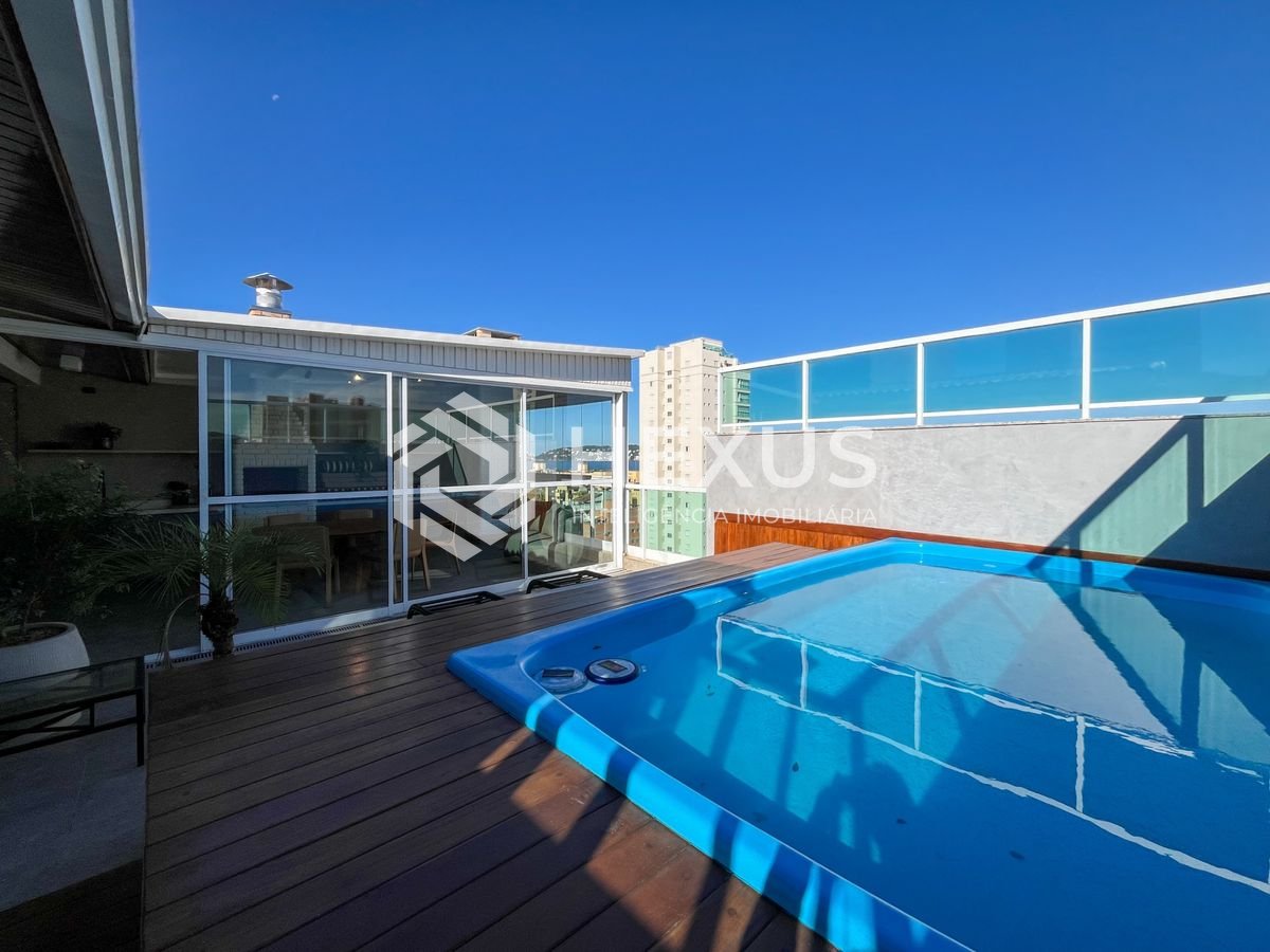 Foto 4 de Cobertura Duplex com varanda gourmet vista mar e lazer na Enseada, Guarujá