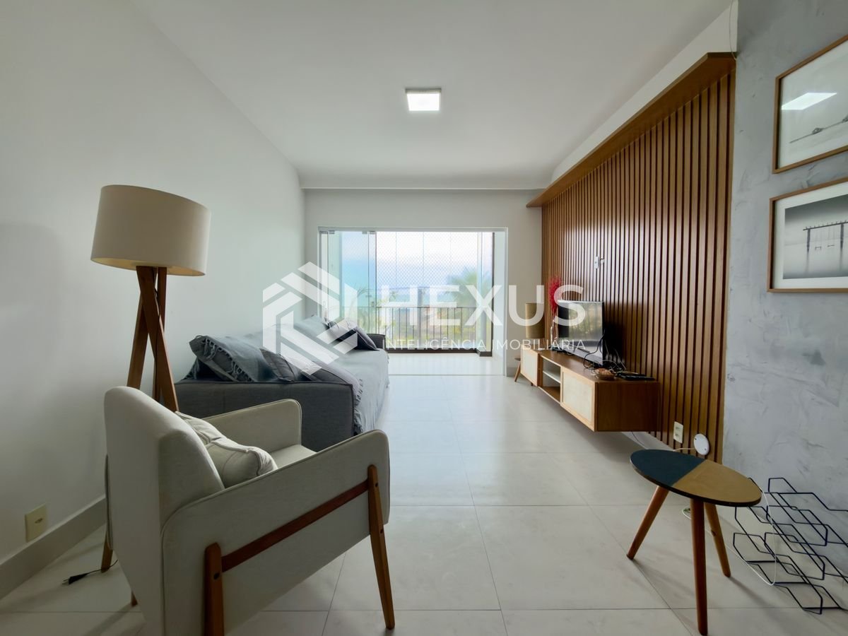 Foto 3 de Apartamento frente mar com varanda vista mar e lazer nas Pitangueiras, Guarujá