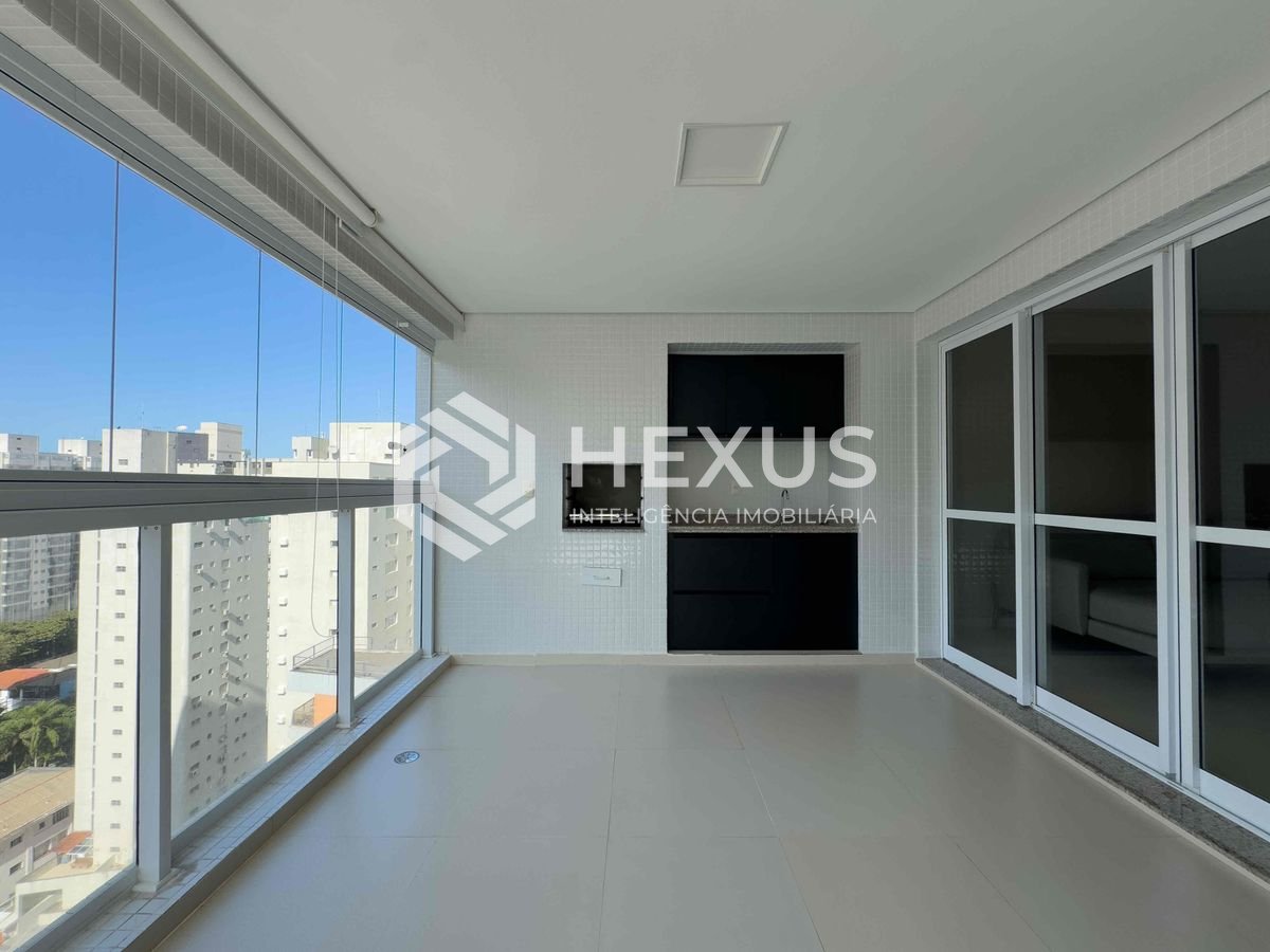 Foto 2 de Apartamento com varanda gourmet em prédio novo com lazer na Praia das Pitangueiras de 3 quartos (1 suíte), 2 vagas, Guarujá-SP.