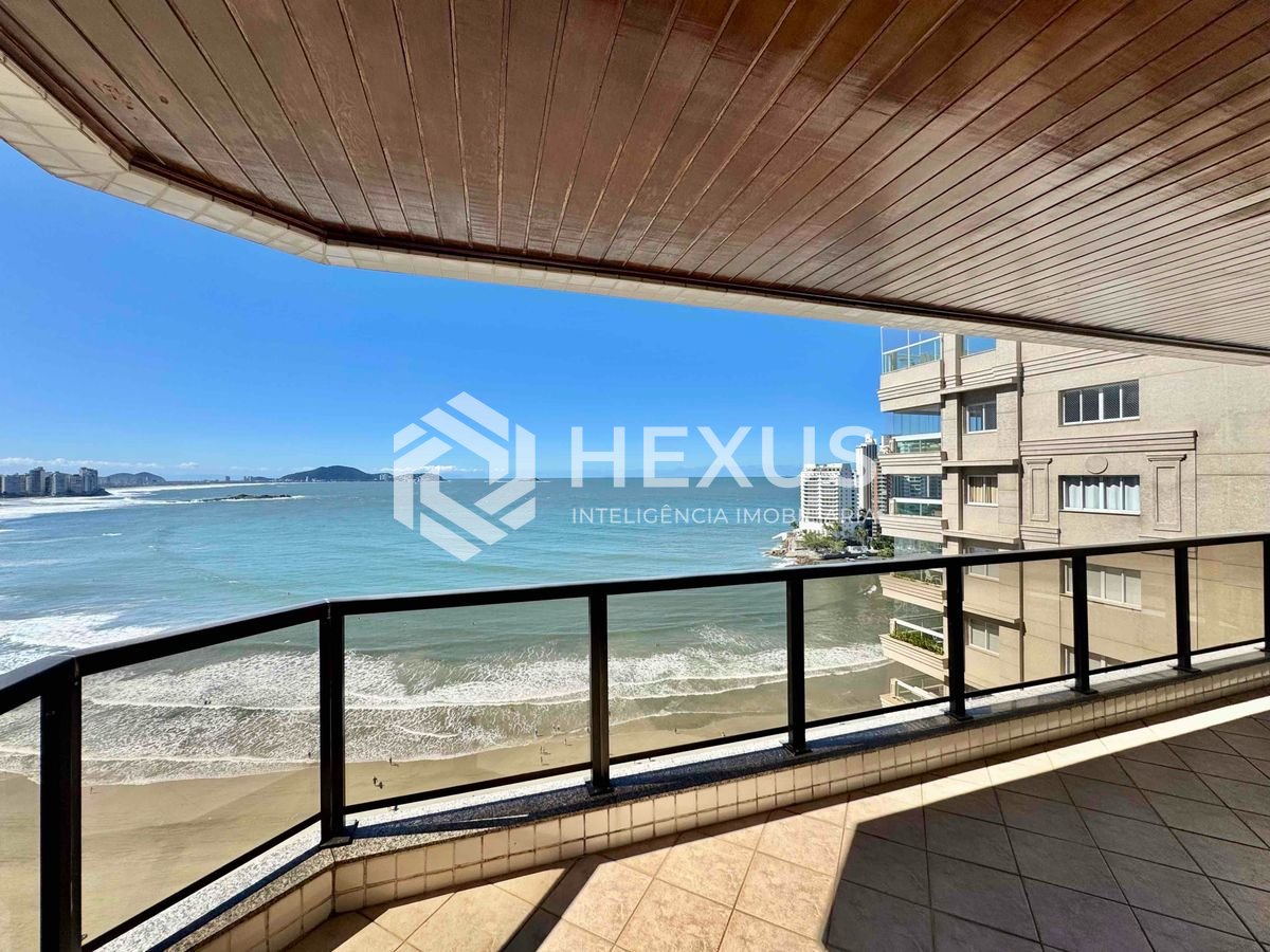 Foto 3 de Apartamento frente mar com varanda gourmet vista mar e lazer na Praia das Asturias, Guaruja