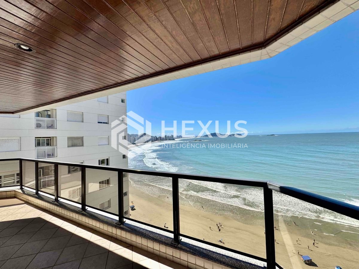 Foto 5 de Apartamento frente mar com varanda gourmet vista mar e lazer na Praia das Asturias, Guaruja