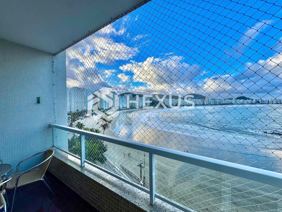 Foto 4 de Apartamento frente mar com varanda vista mar na Praia das Asturias, Guaruja