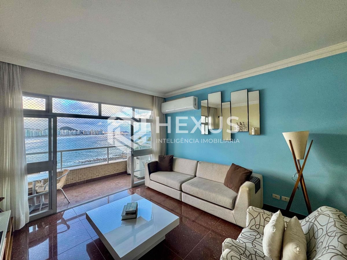 Foto 5 de Apartamento frente mar com varanda vista mar na Praia das Asturias, Guaruja