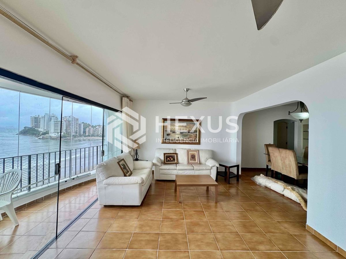 Foto 5 de Apartamento frente mar com varanda vista mar na Praia das Asturias, Guaruja