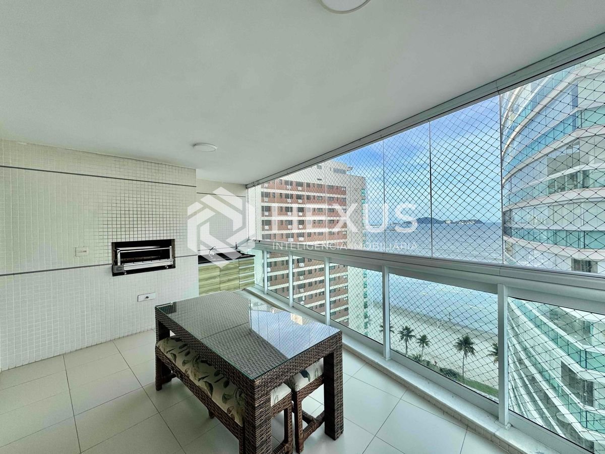 Foto 2 de Apartamento frente mar com varanda gourmet vista mar e lazer na Praia das Asturias, Guaruja